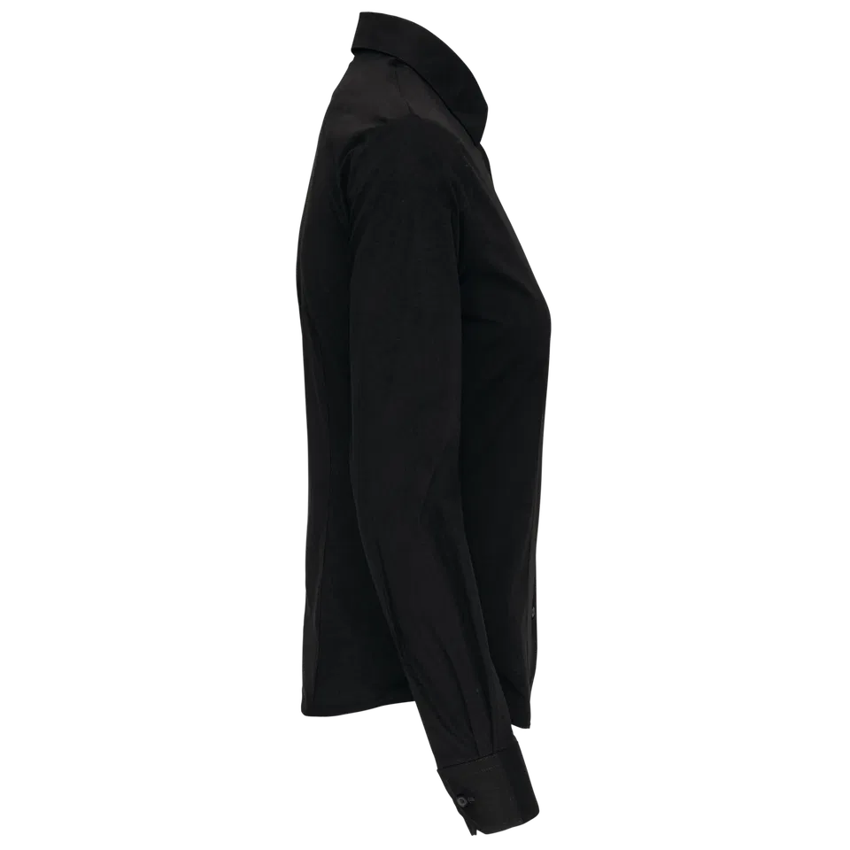 Camisa stretch manga larga mujer