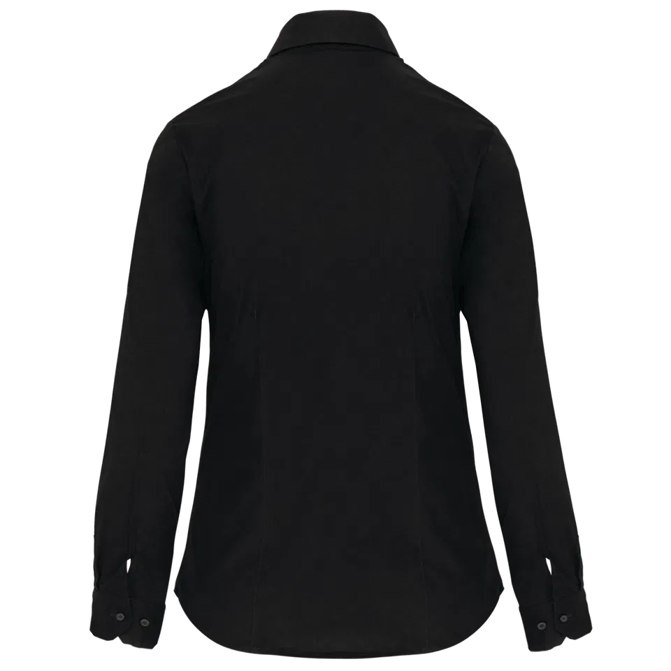 Camisa stretch manga larga mujer