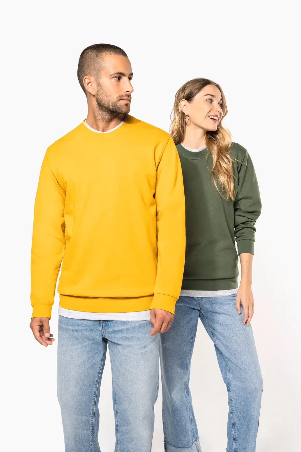 Sudadera cuello redondo