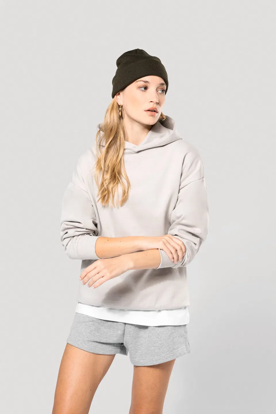 Sudadera de felpa oversize con capucha unisex