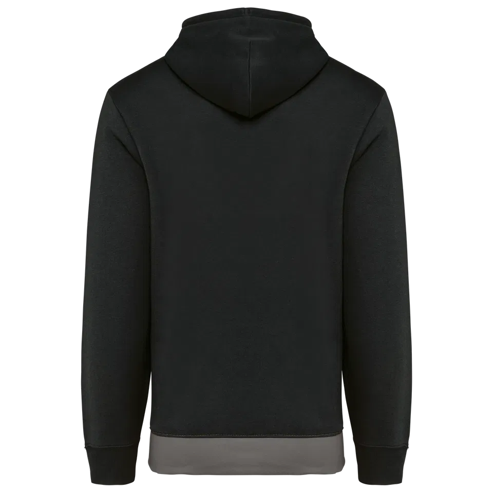 Sudadera tricolor con capucha unisex