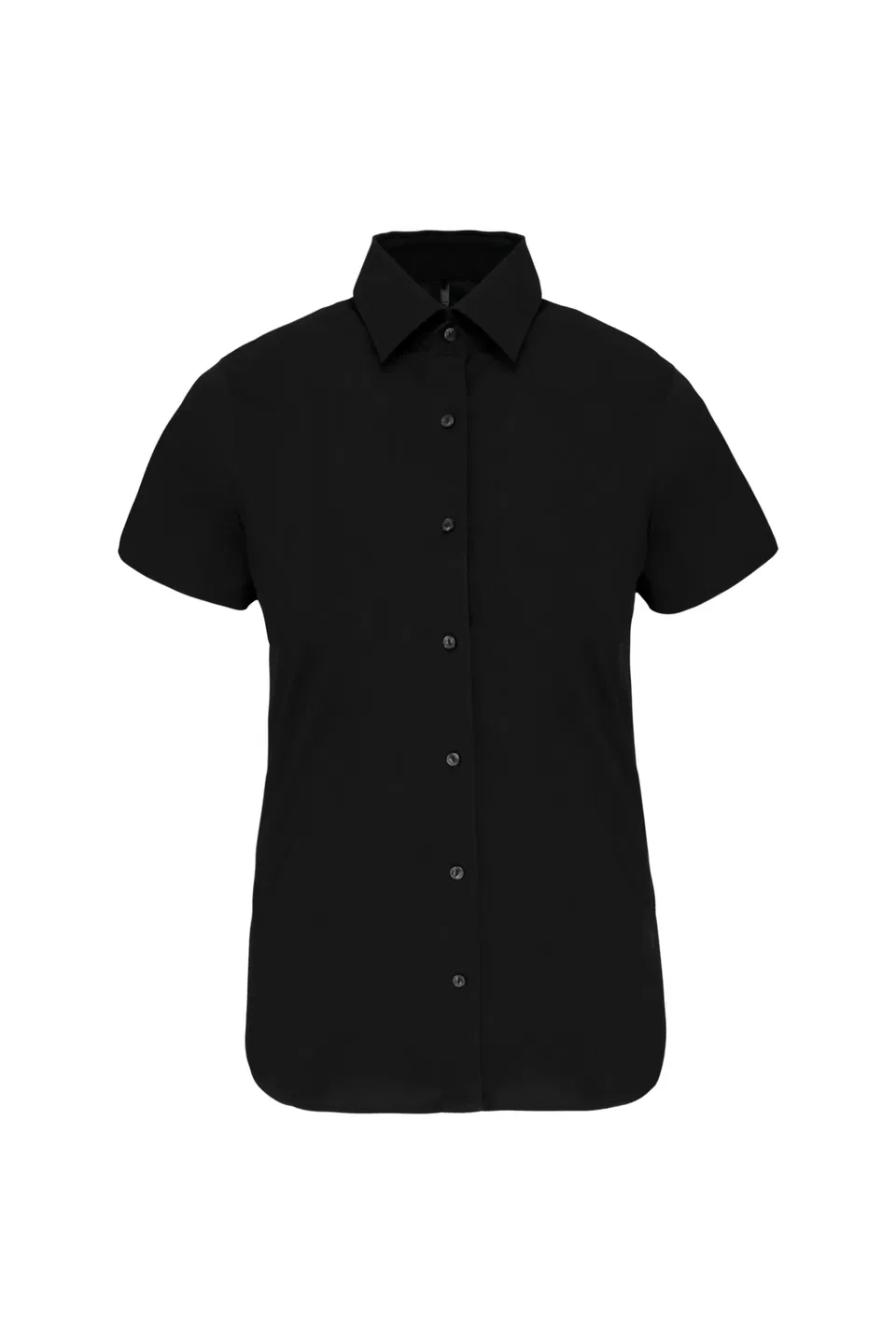 Camisa stretch manga corta mujer