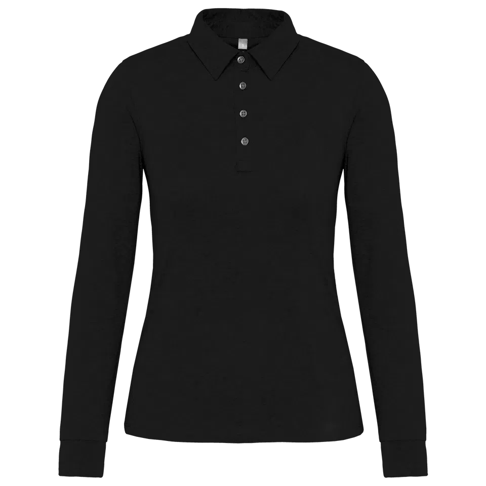 Polo jersey manga larga mujer