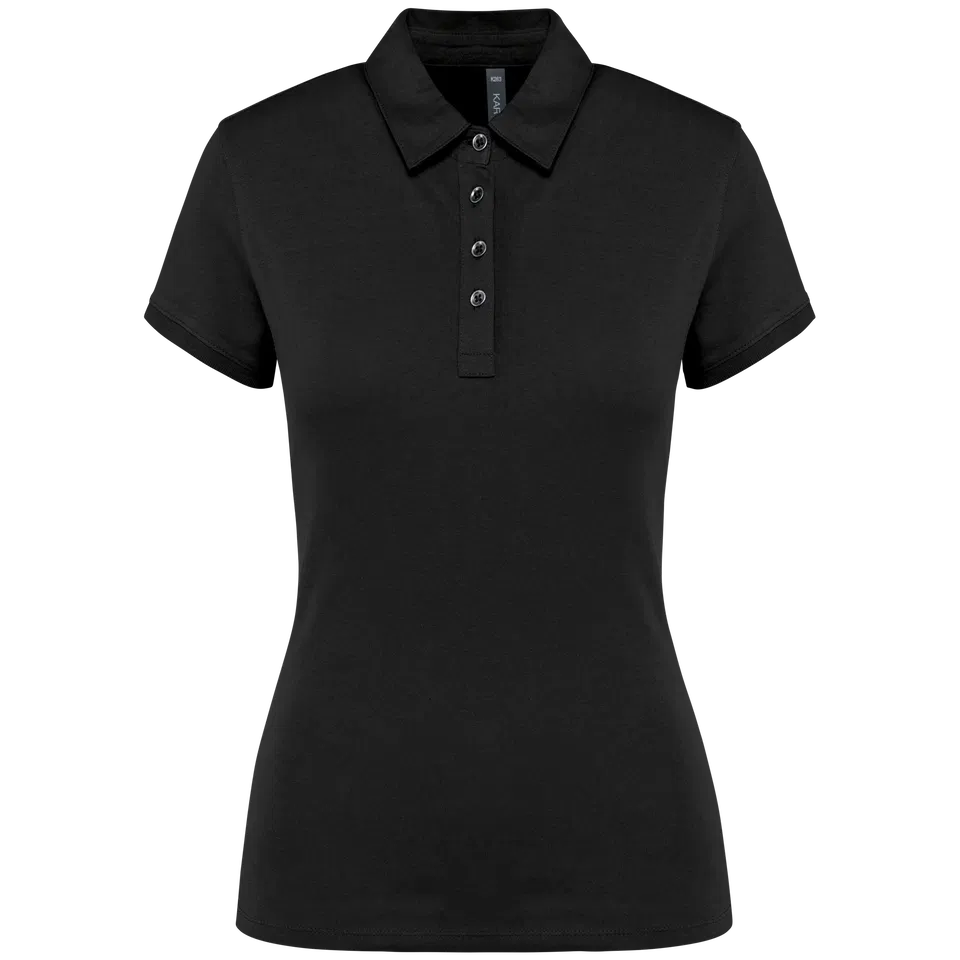 Polo jersey manga corta mujer
