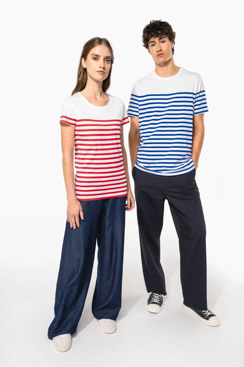 Camiseta marinera algodón orgánico hombre