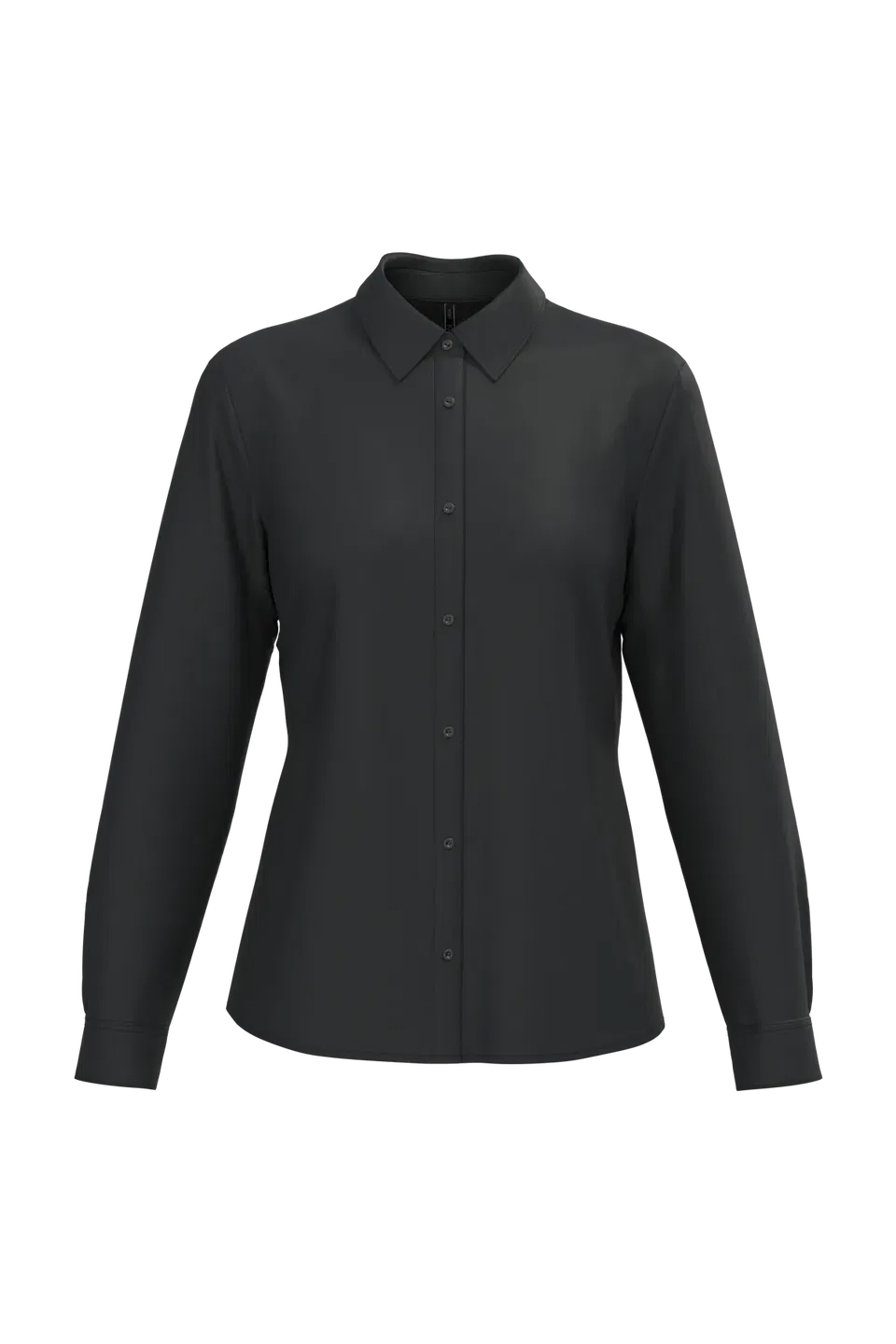 Camisa popelina de polialgodón de fácil cuidado para mujer