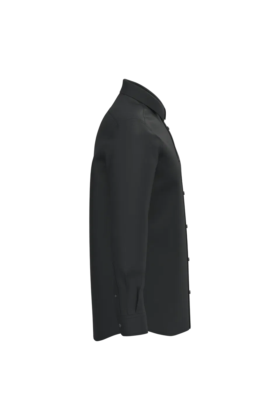 Camisa de popelina de polialgodón de fácil cuidado para hombre