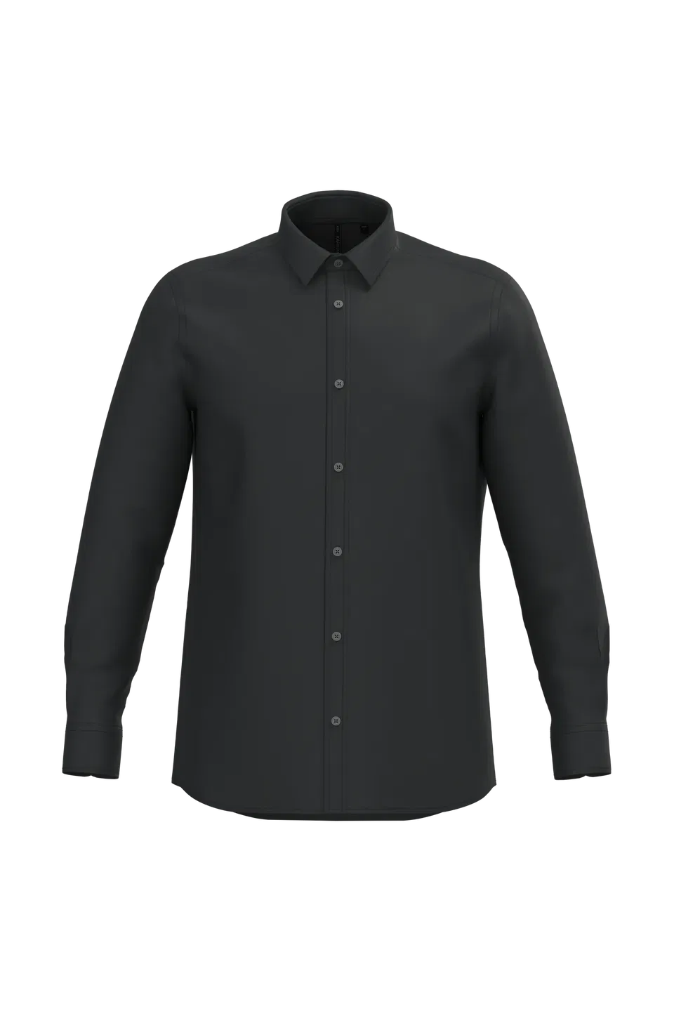 Camisa de popelina de polialgodón de fácil cuidado para hombre