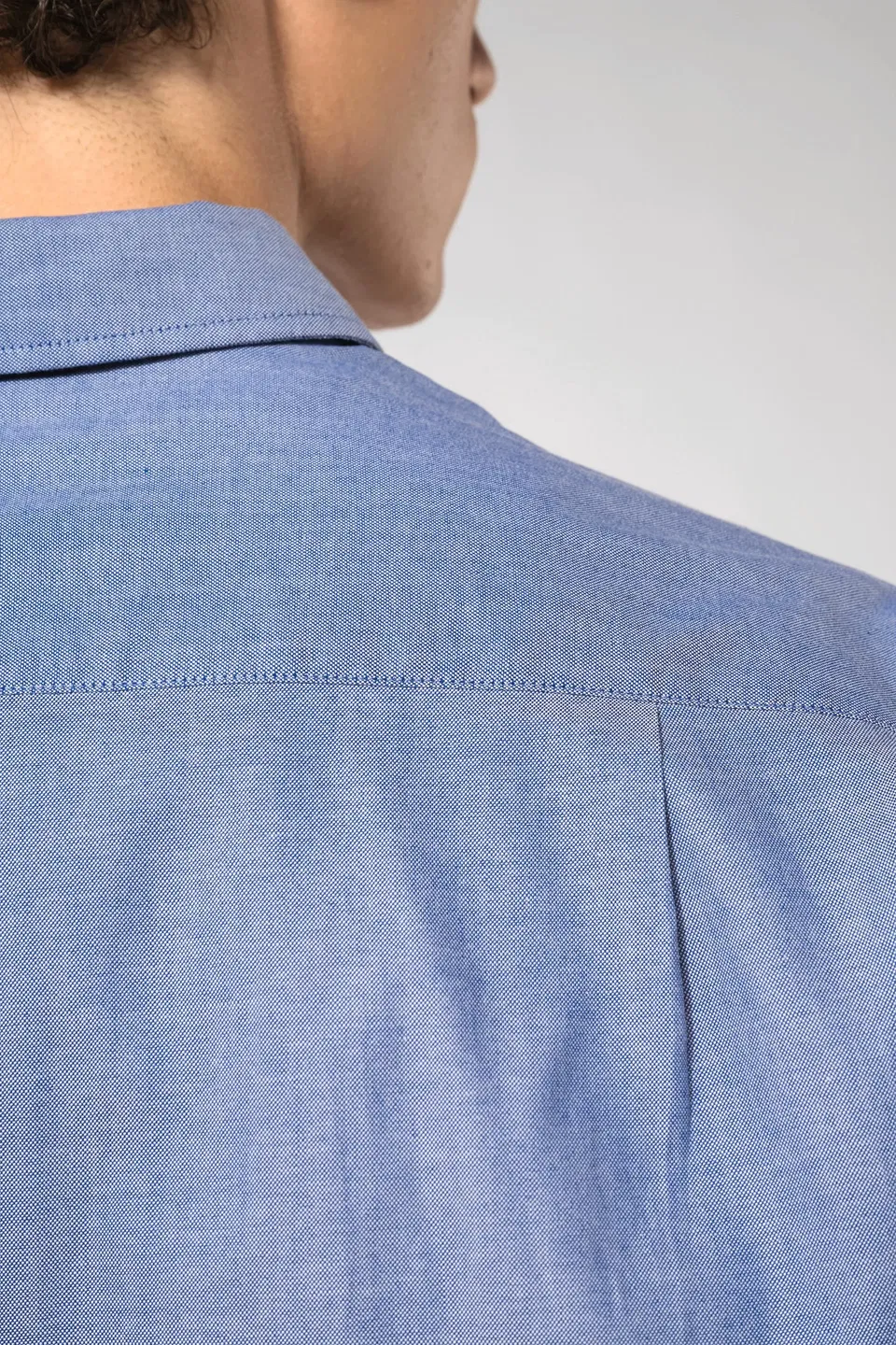 Camisa oxford manga larga hombre
