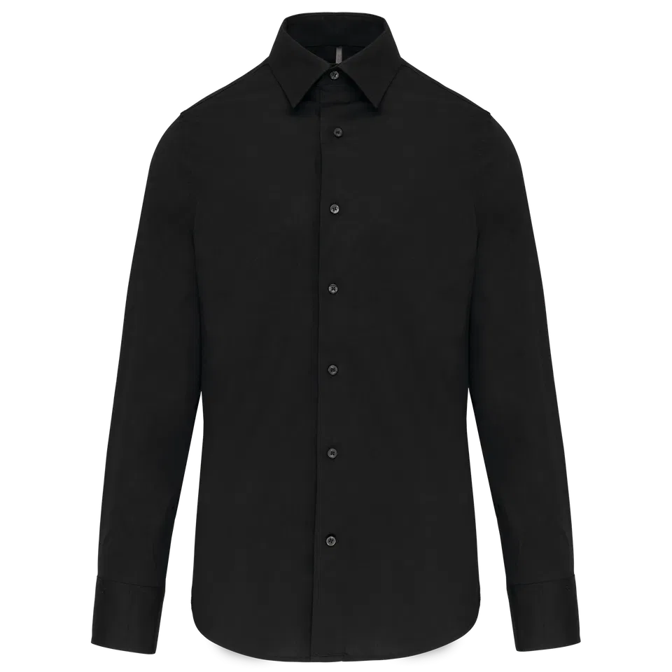 Camisa strech manga larga hombre