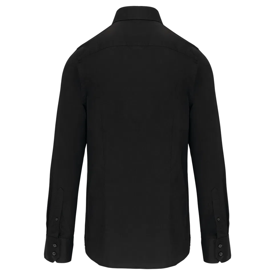 Camisa strech manga larga hombre