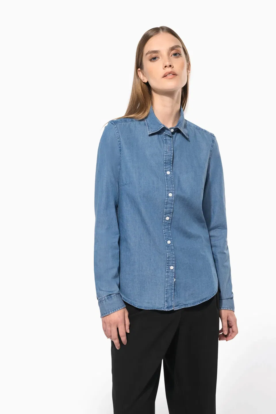 Camisa Denim mujer