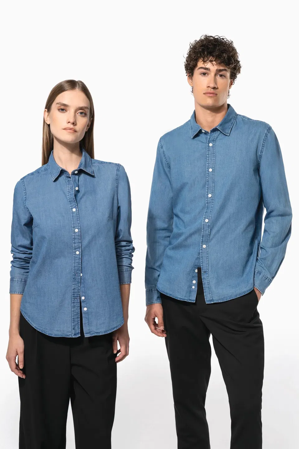 Camisa Denim mujer