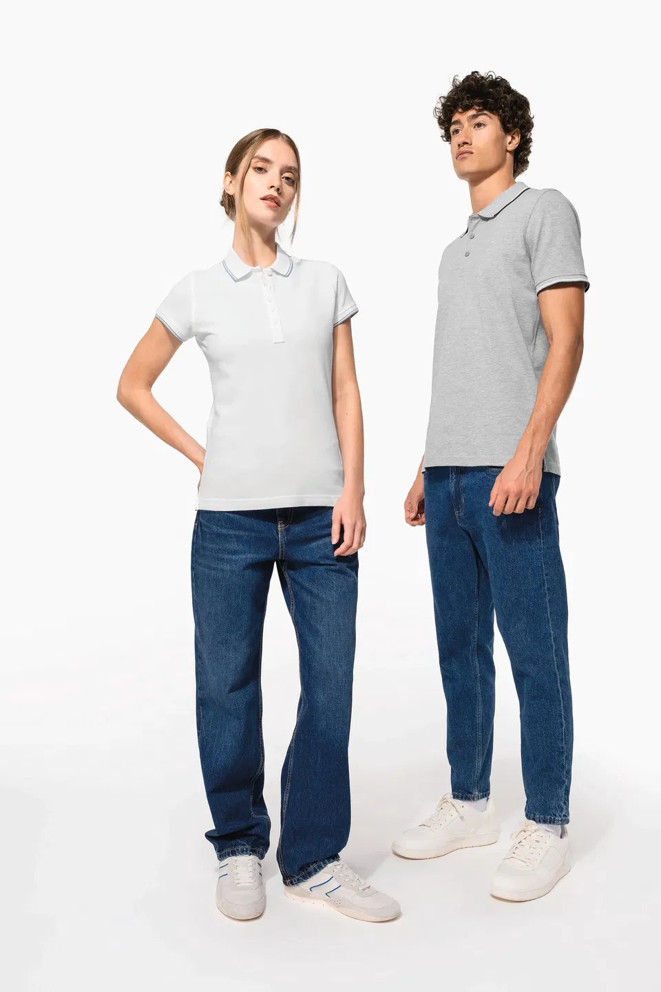 Polo de manga corta hombre