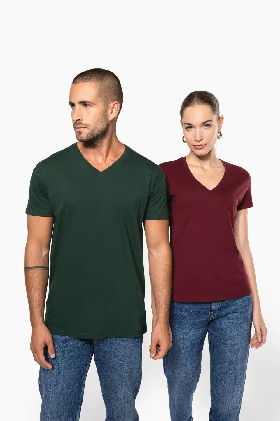 Camiseta BIO150 IC cuello de pico mujer