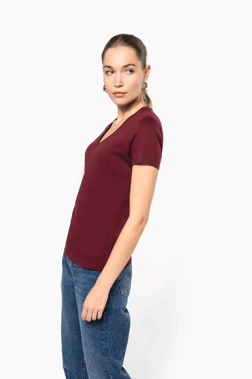 Camiseta BIO150 IC cuello de pico mujer