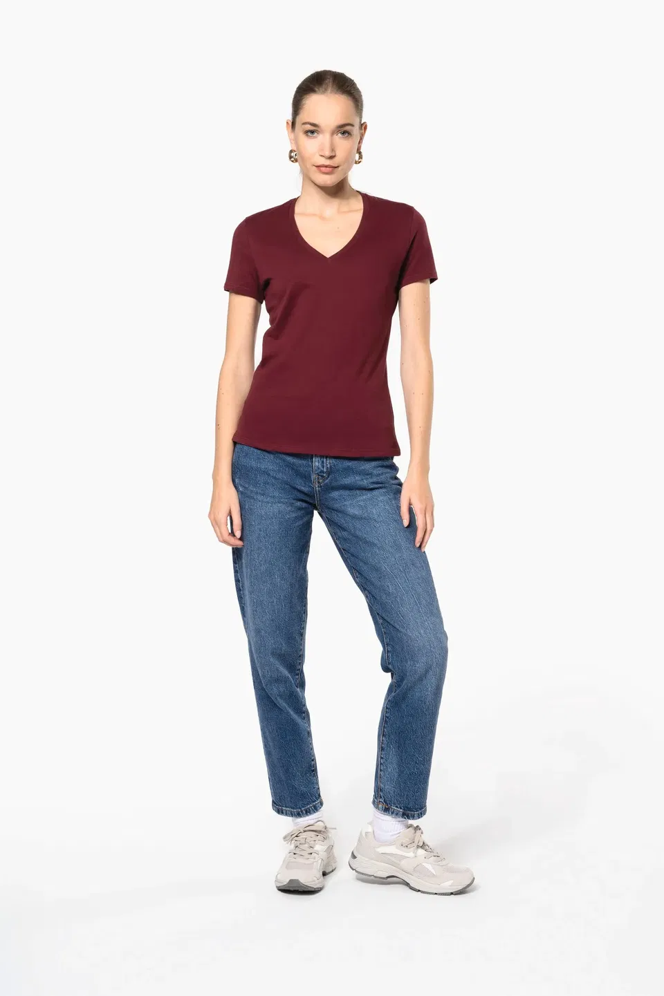 Camiseta BIO150 IC cuello de pico mujer