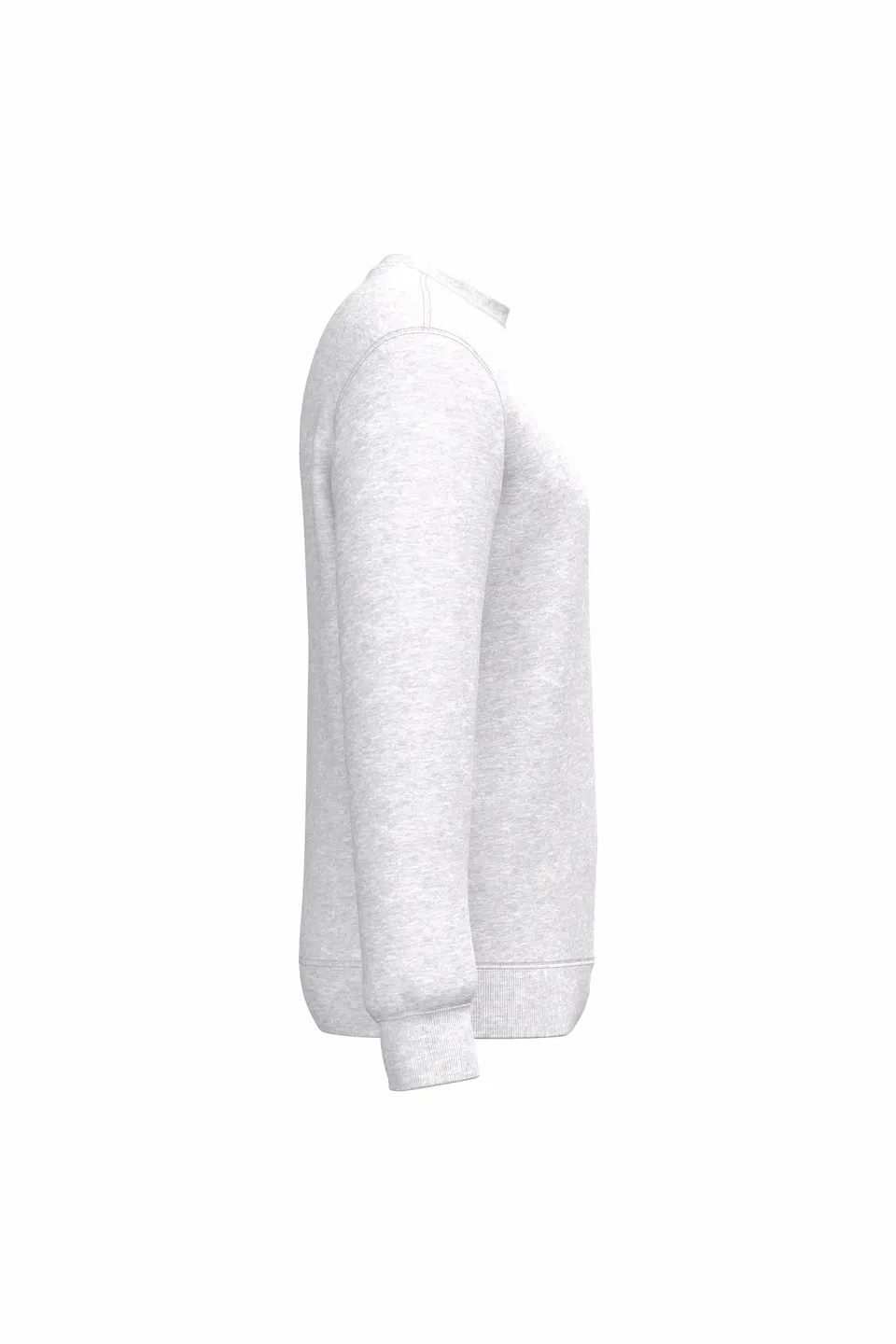 Sudadera cuello redondo reciclada unisex