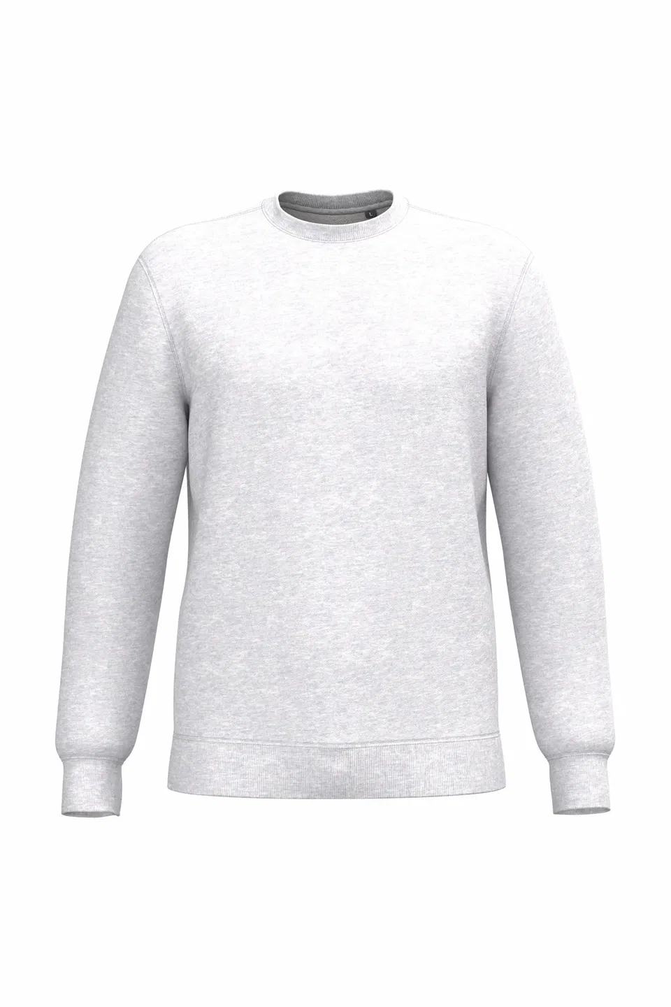 Sudadera cuello redondo reciclada unisex