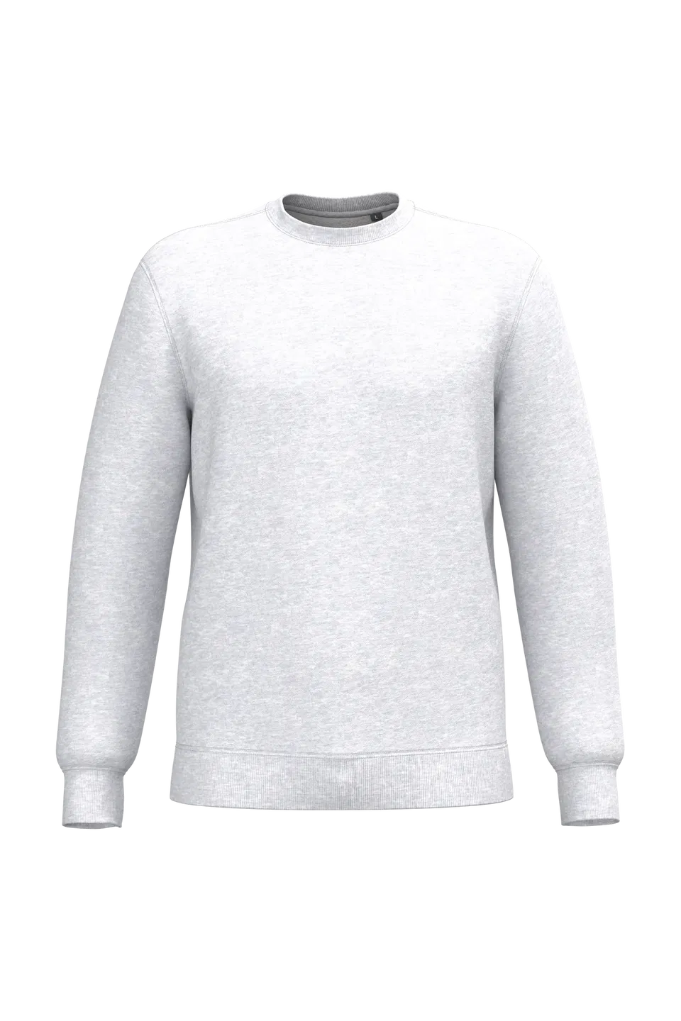Sudadera cuello redondo reciclada unisex