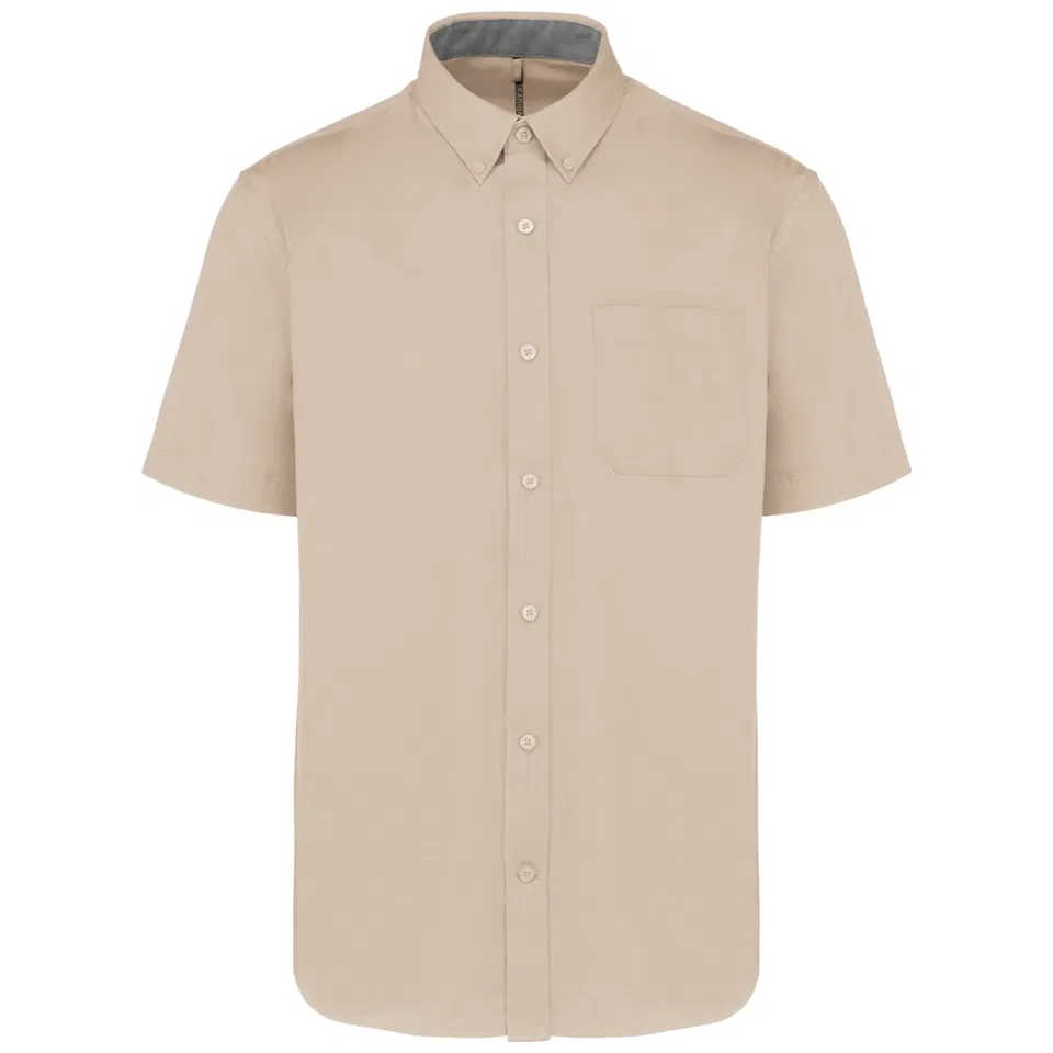 Camisa de algodón Ariana III manga corta hombre