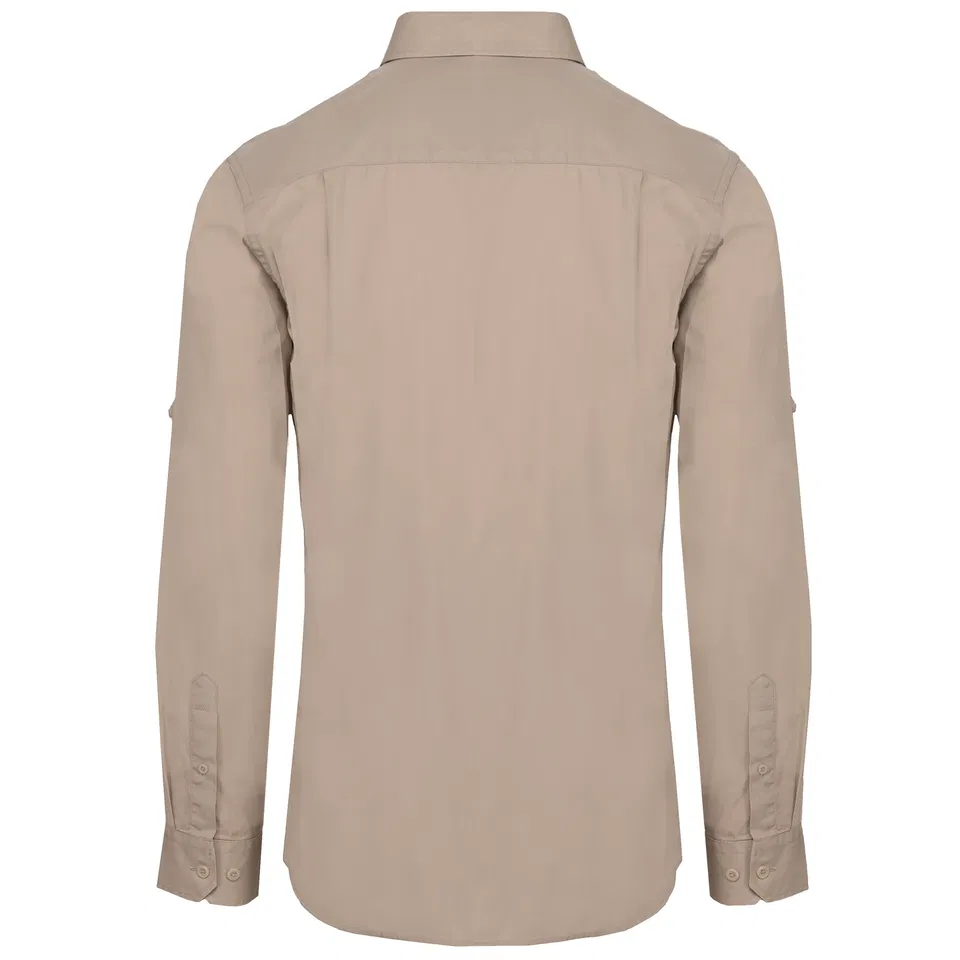 Camisa Safari manga larga hombre