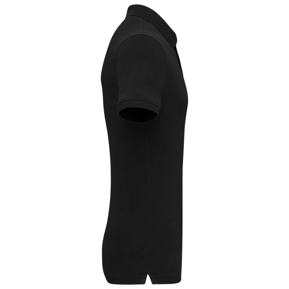 Polo de punto piqué manga corta hombre