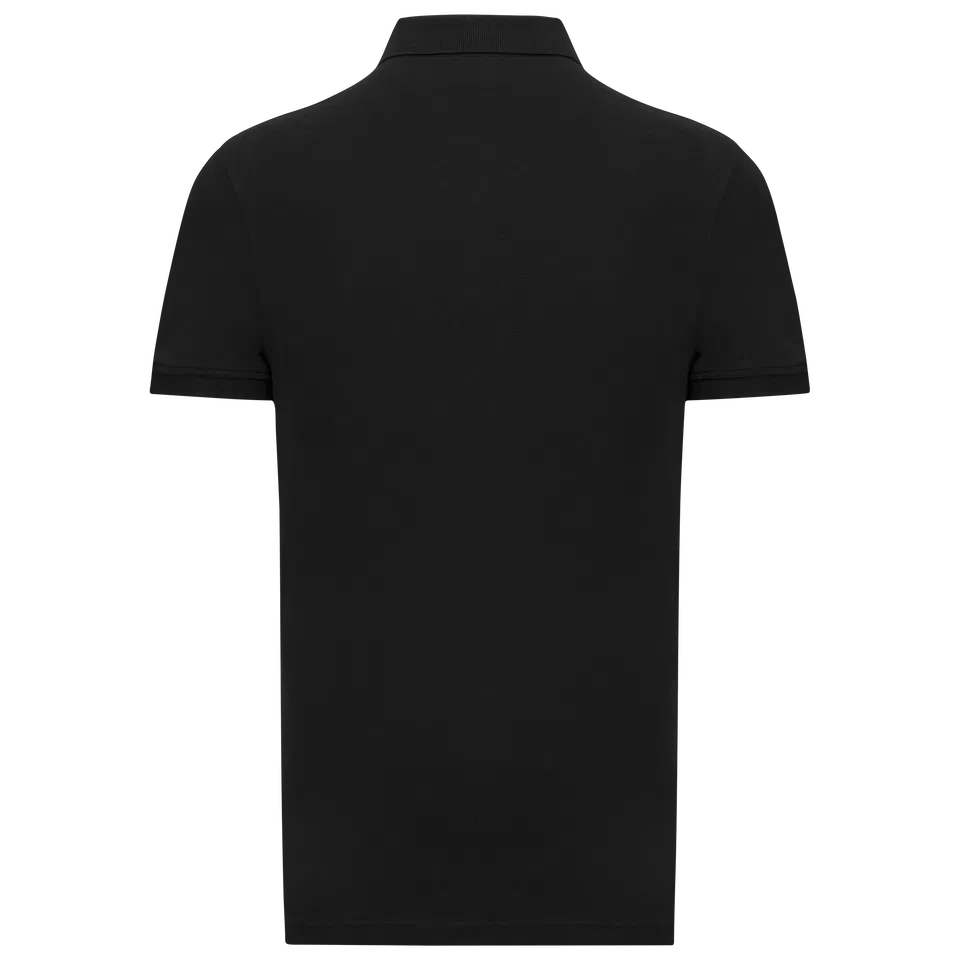 Polo de punto piqué manga corta hombre
