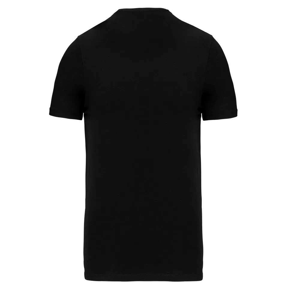 Camiseta con elastano cuello de pico hombre