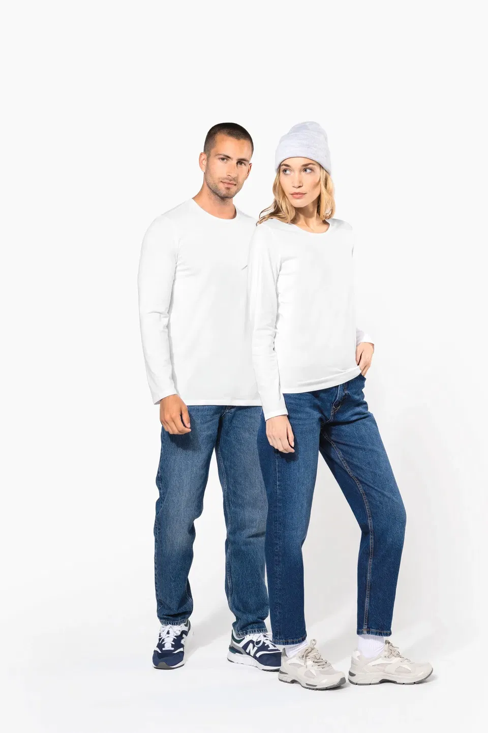 Camiseta con elastano manga larga hombre