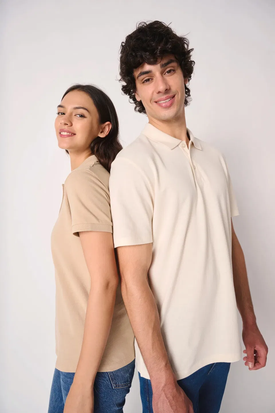 Polo punto piqué mujer