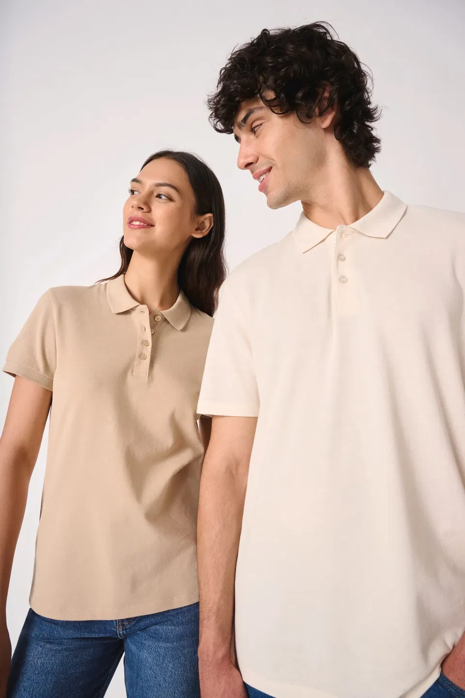 Polo punto piqué mujer