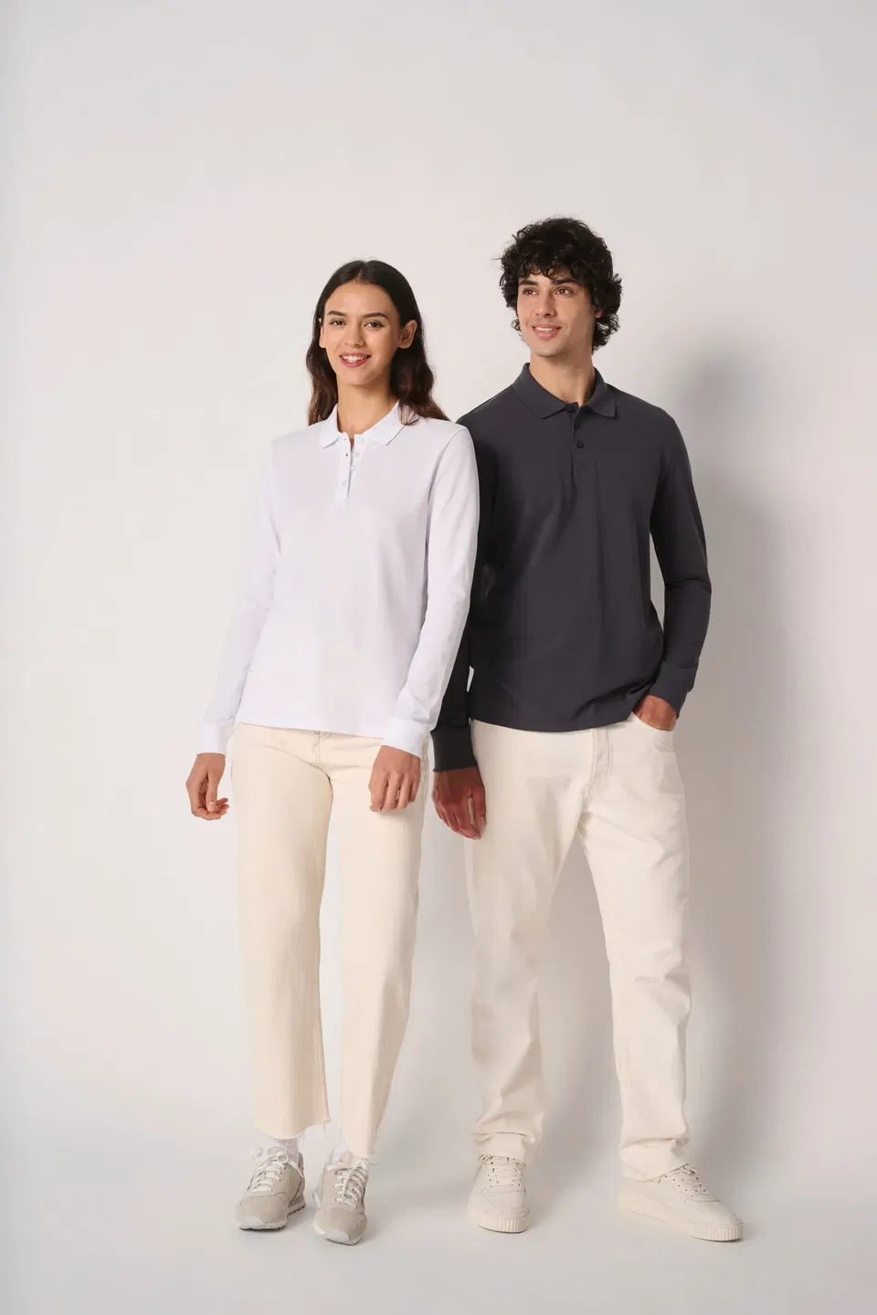 Polo punto piqué LSL hombre