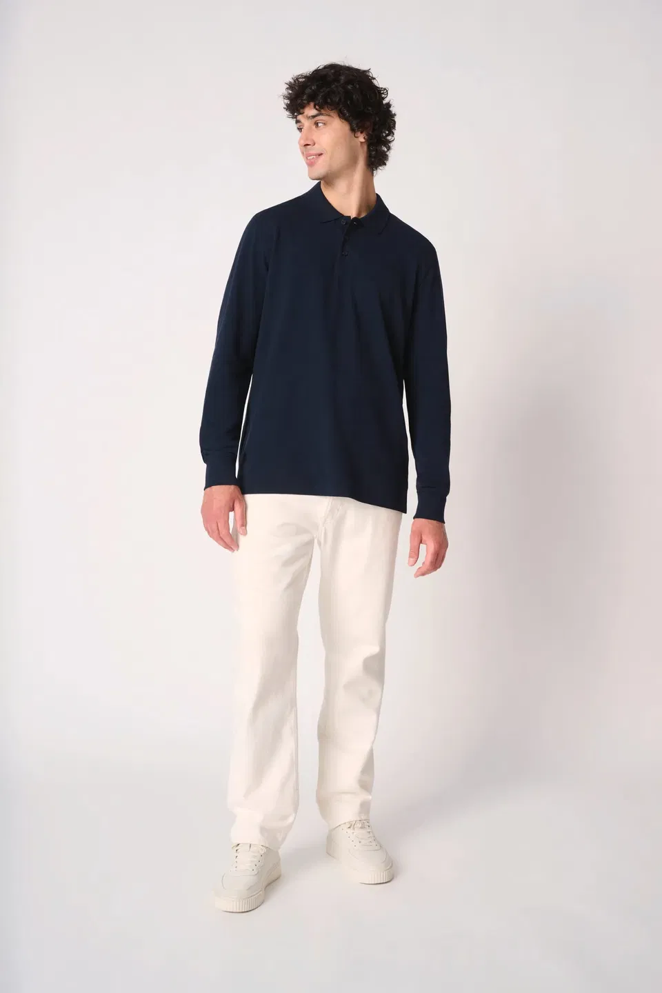 Polo punto piqué LSL hombre