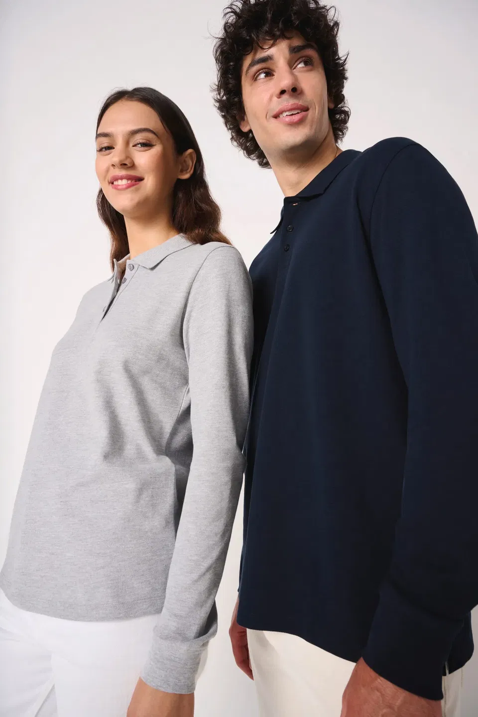 Polo punto piqué LSL mujer