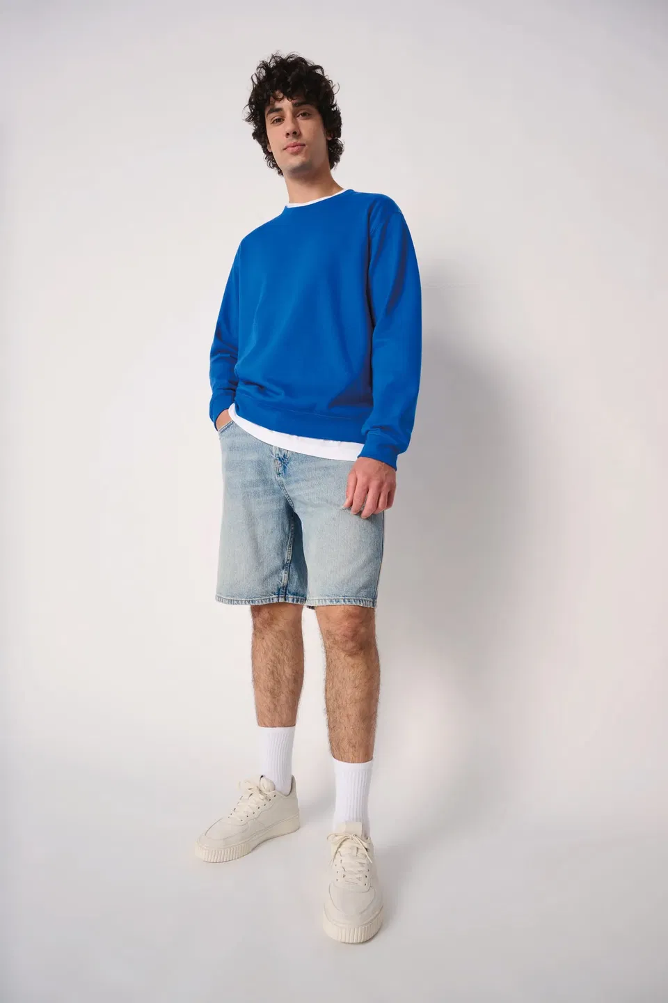 Sudadera cuello redondo unisex