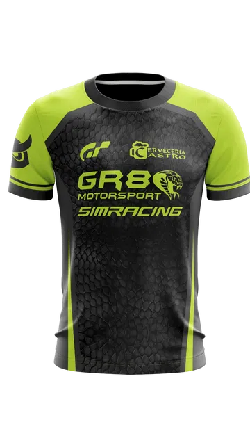 Camiseta Esports Corta GR8 MotorSport Standard