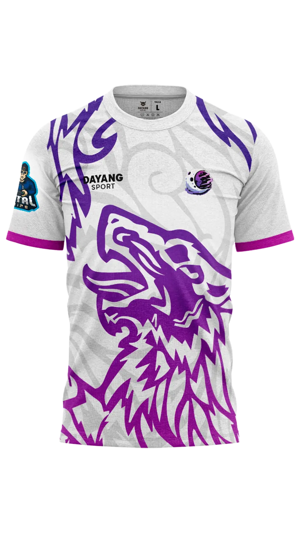 Camiseta Esport Corta White Team LunaHh Standard
