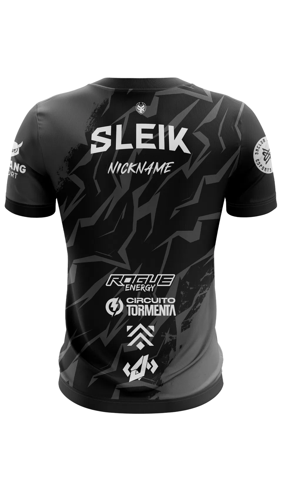 Camiseta Esports Corta Sleik eSports Black Standard