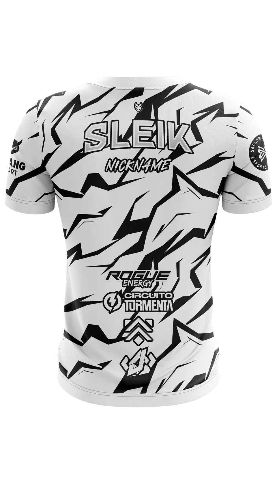 Camiseta Esports Corta Sleik eSports White Standard