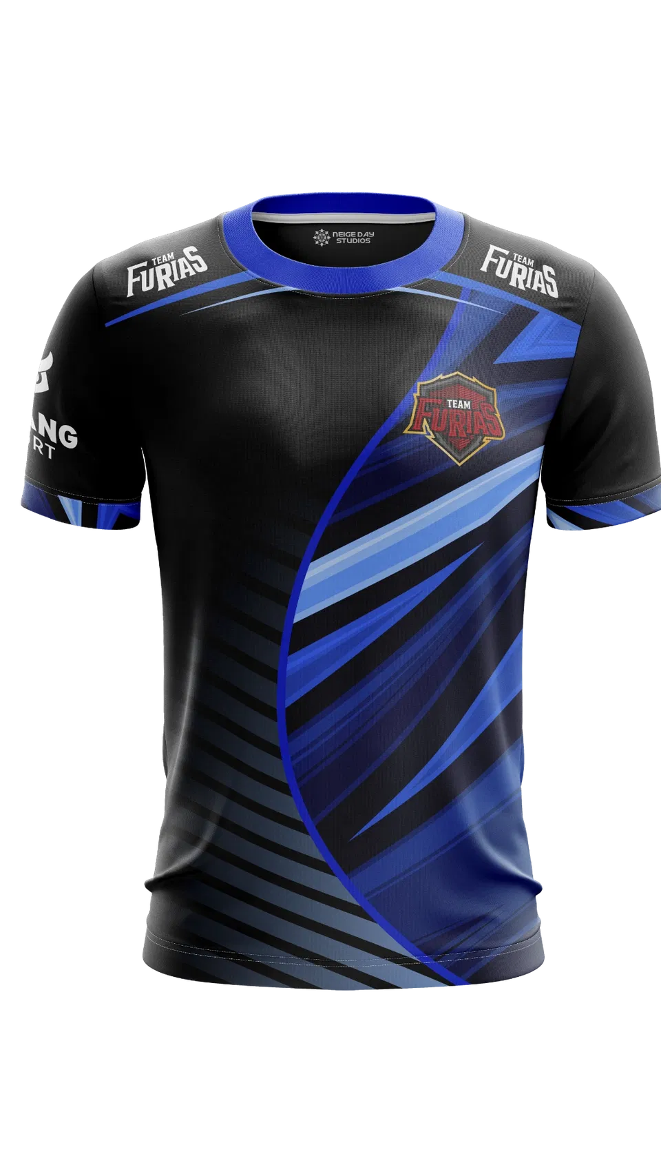 Camiseta Manga Corta Esport Azul